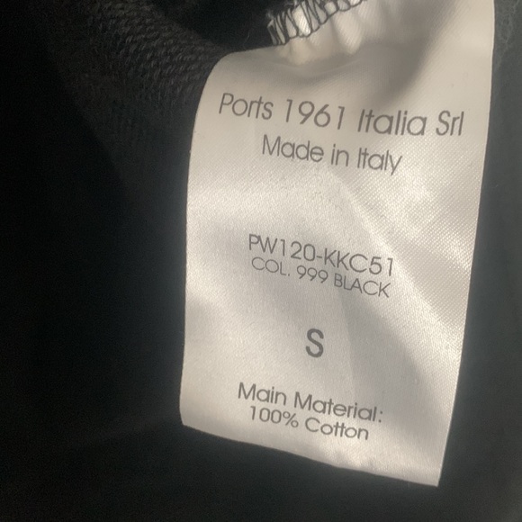 Ports 1961 - Black Side Slide Abstract Sweatshirt - Picture 7 of 10